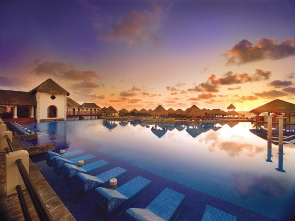 Now cancun riviera maya resorts sunset view all inclusive