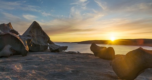 remarkable rocks kangaroo island go away aus